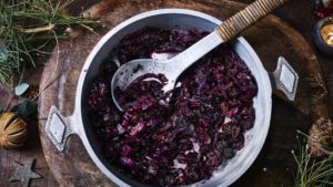 Christmas red cabbage
