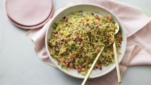 Pomegranate and parsley tabbouleh