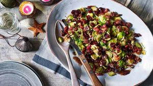 Bacon and sprout salad