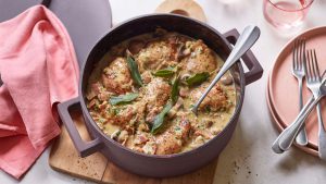 Rather special chicken and herb casserole