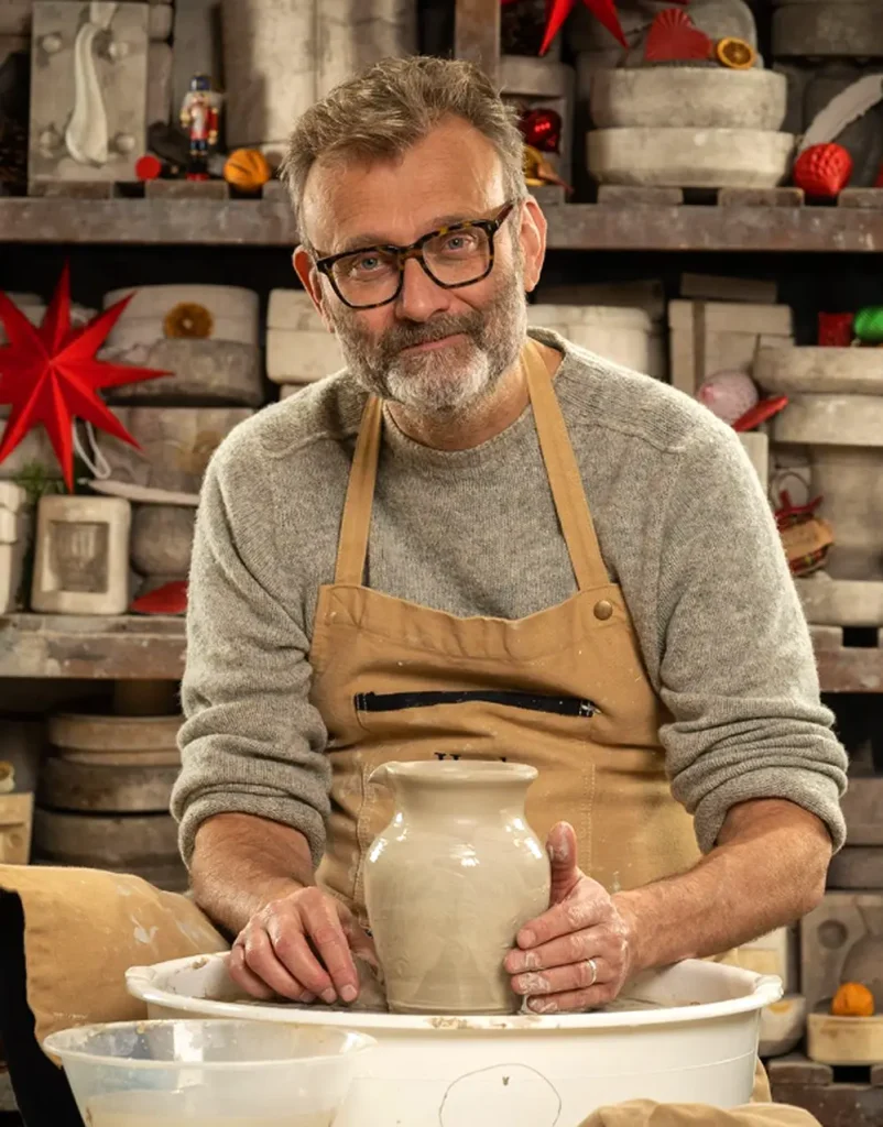 Hugh Dennis on The Great Pottery Throw Down Christmas 2023